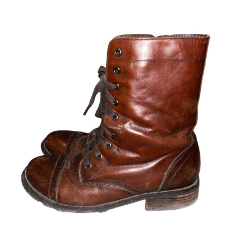 Artica Brown Combat Boots | Size 7